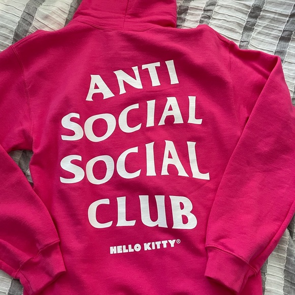 Antisocial Social Club Hello Kitty Hoodie - Picture 2 of 4
